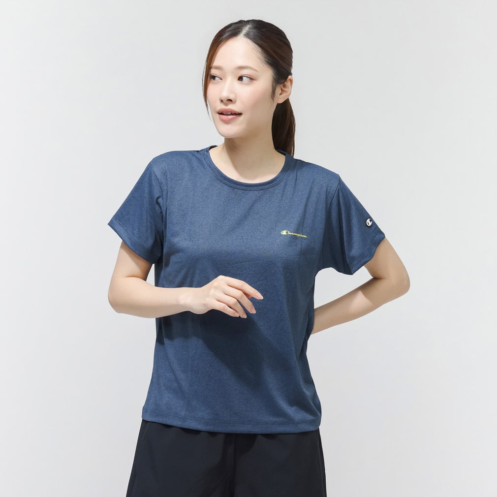 チャンピオン レディース 半袖 機能 Tシャツ SHORT SLEEVE T-SHIRT CW