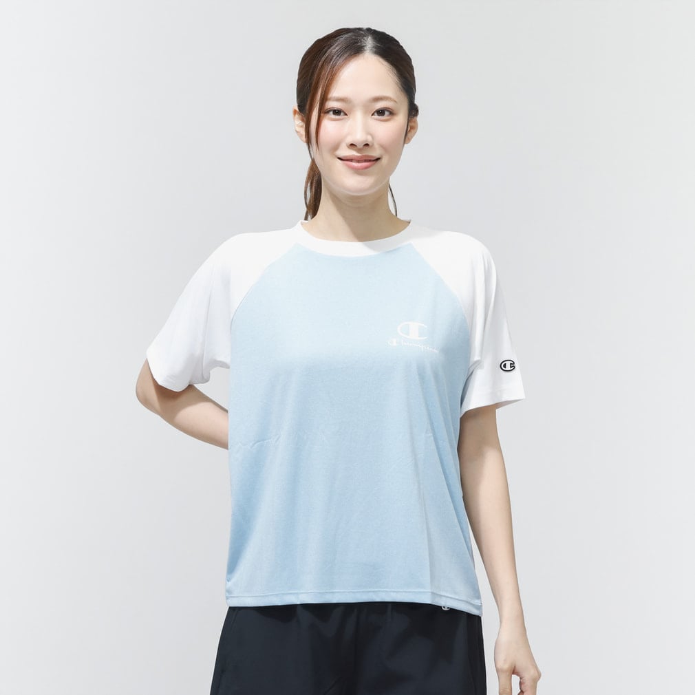 チャンピオン レディース 半袖 機能 Tシャツ SHORT SLEEVE T-SHIRT CW