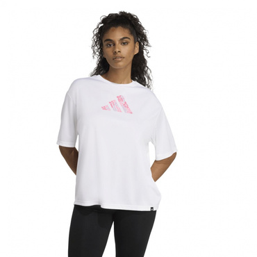 W FLOWER 3BAR LOGO ポリ Tシャツ