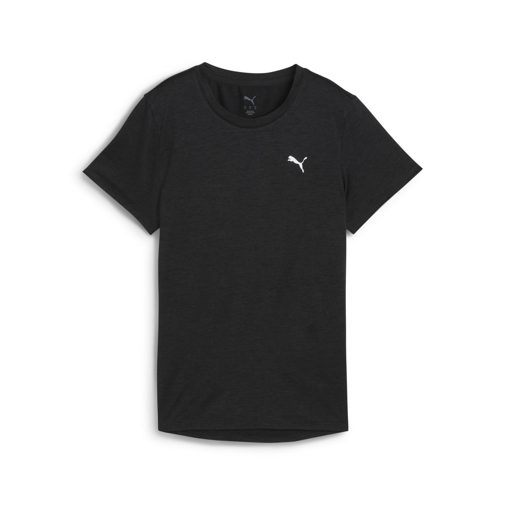 W TAD ESS HEATHER Tシャツ(ブラック-S)