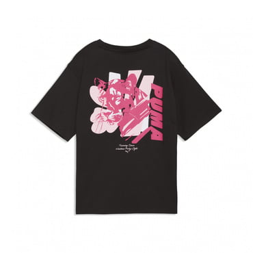 W PUMA CAT GRAPHIC Tシャツ
