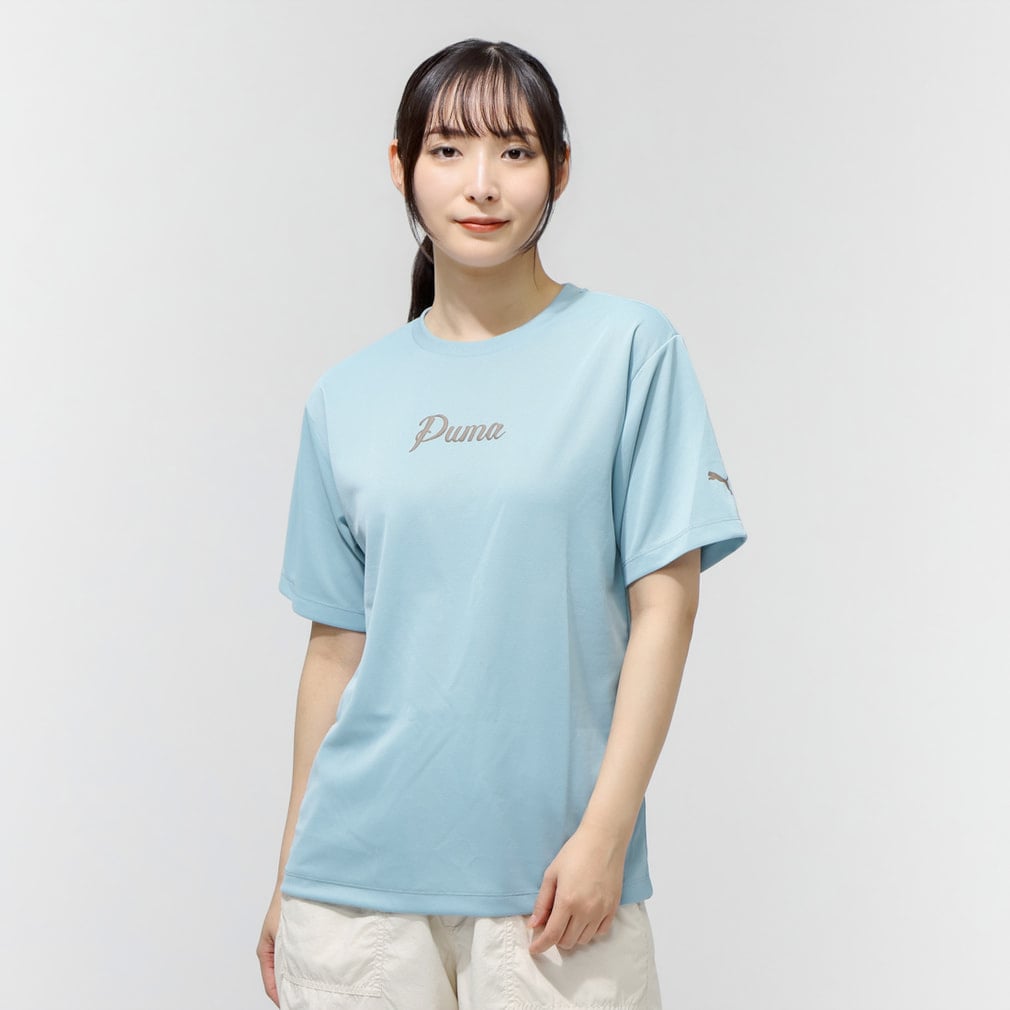 プーマ レディース 半袖 機能 Tシャツ ESS S ACTIVE SS グラフィック T
