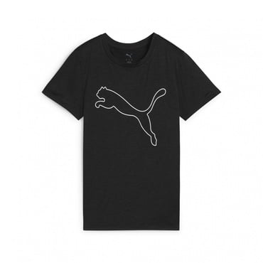 W TAD ESSENTIAL HEATHER LOGO TEE