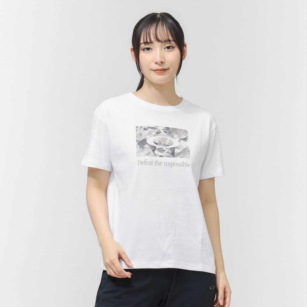 オークリー レディース 半袖 機能 Tシャツ RADIANT QDC BOX LOGO TEE