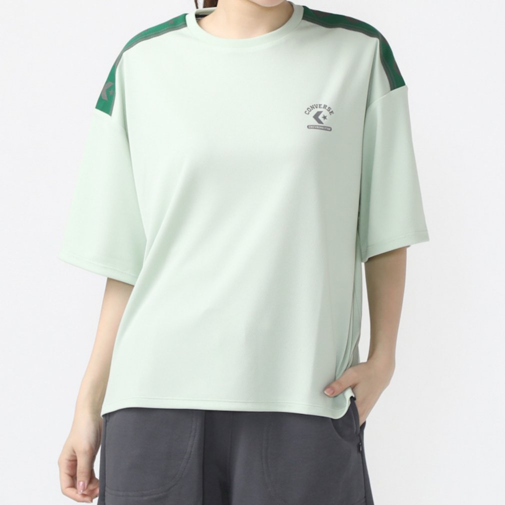 コンバース レディース 半袖 機能 Tシャツ CS TAPE SS TEE 4430001スポーツウェア Converse