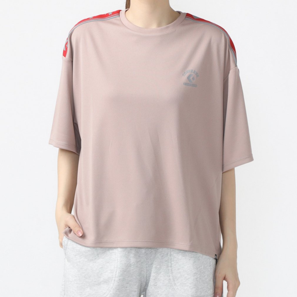 コンバース レディース 半袖 機能 Tシャツ CS TAPE SS TEE 4430001スポーツウェア Converse
