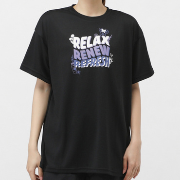 iCOOL 遮熱UV オーバーサイズTシャツ ミッキーフラワー