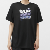 iCOOL 遮熱UV オーバーサイズTシャツ ミッキーフラワー