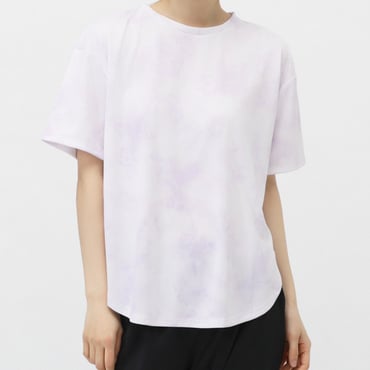 iCOOL 遮熱UV チュニックTシャツ(ライラック-S　レディス)