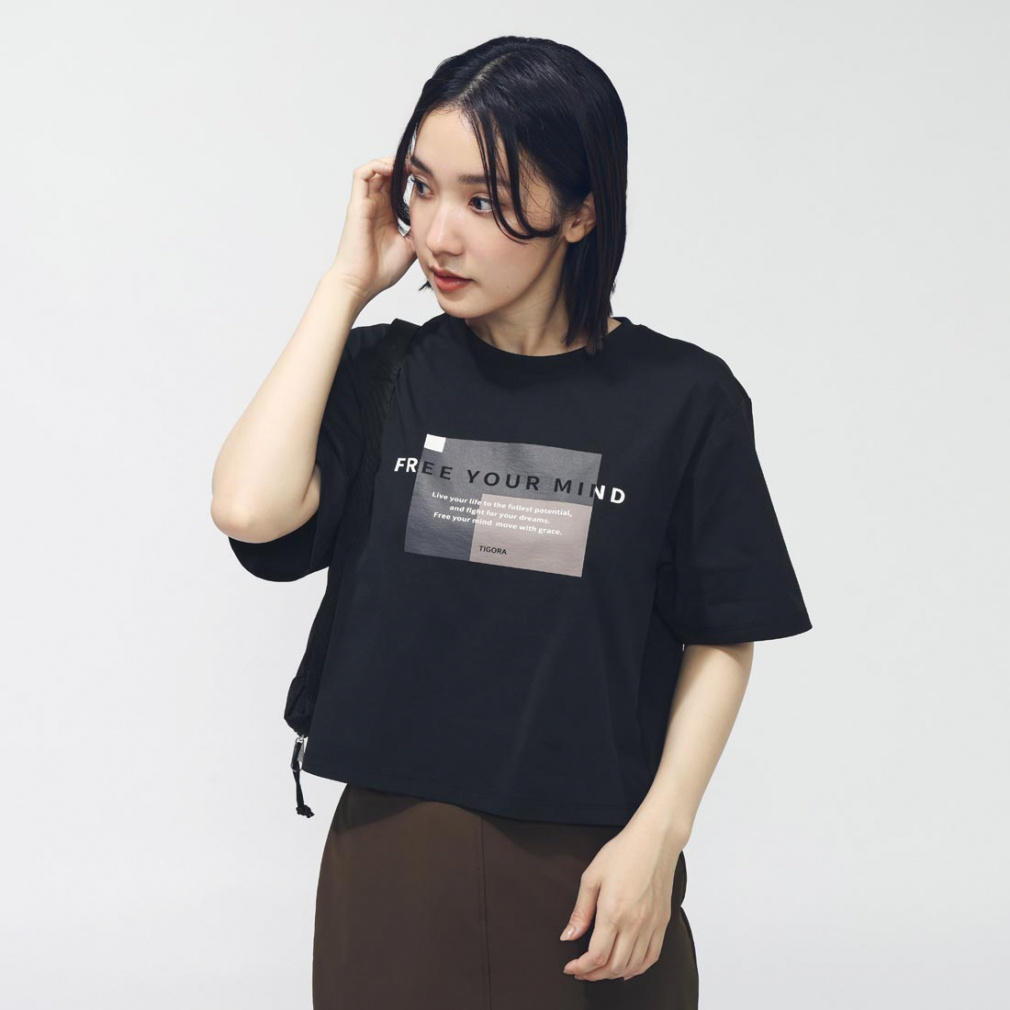 トップス touareg9 ドライクロップドグラフィックTシャツ｜Alpen Online
