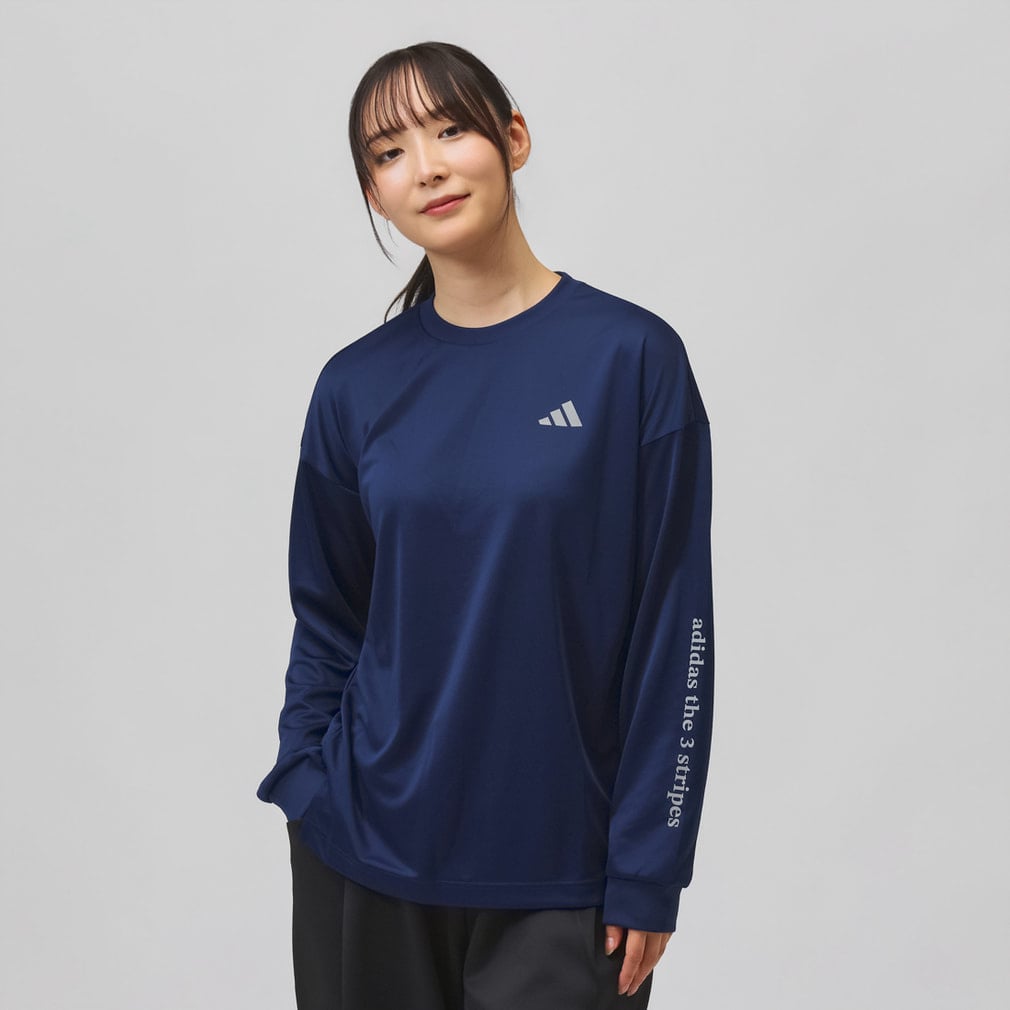 アディダス レディース 長袖 機能 Tシャツ W LS ポリTシャツ AP OHY69
