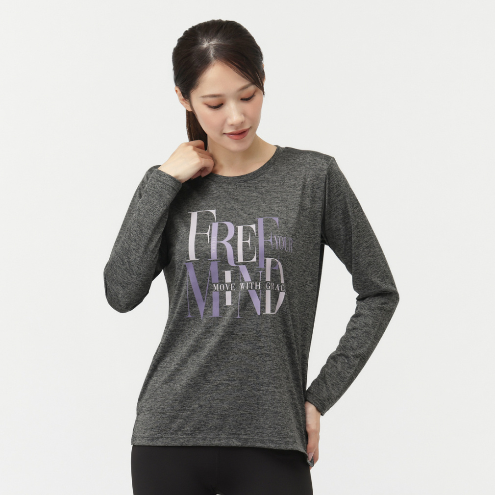 ドライグラフィックロングTシャツ