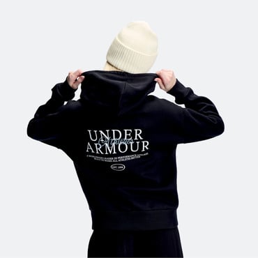 UAライバルフリース グラフィック フーディー