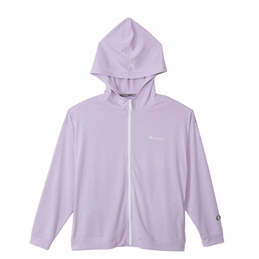 ZIP HOODED SHIRT(ライラック-M　レディス)