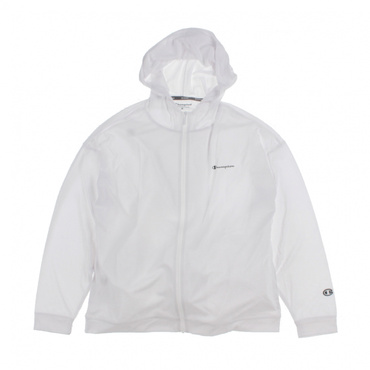 ZIP HOODED SHIRT(ホワイト-M　レディス)