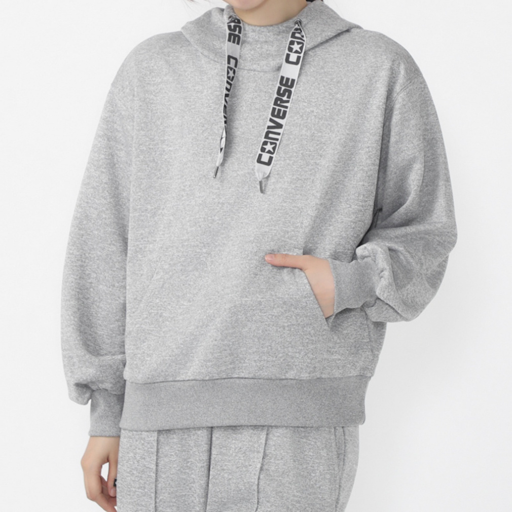 コンバース レディース ニットジャケット PE スウェット フーディー