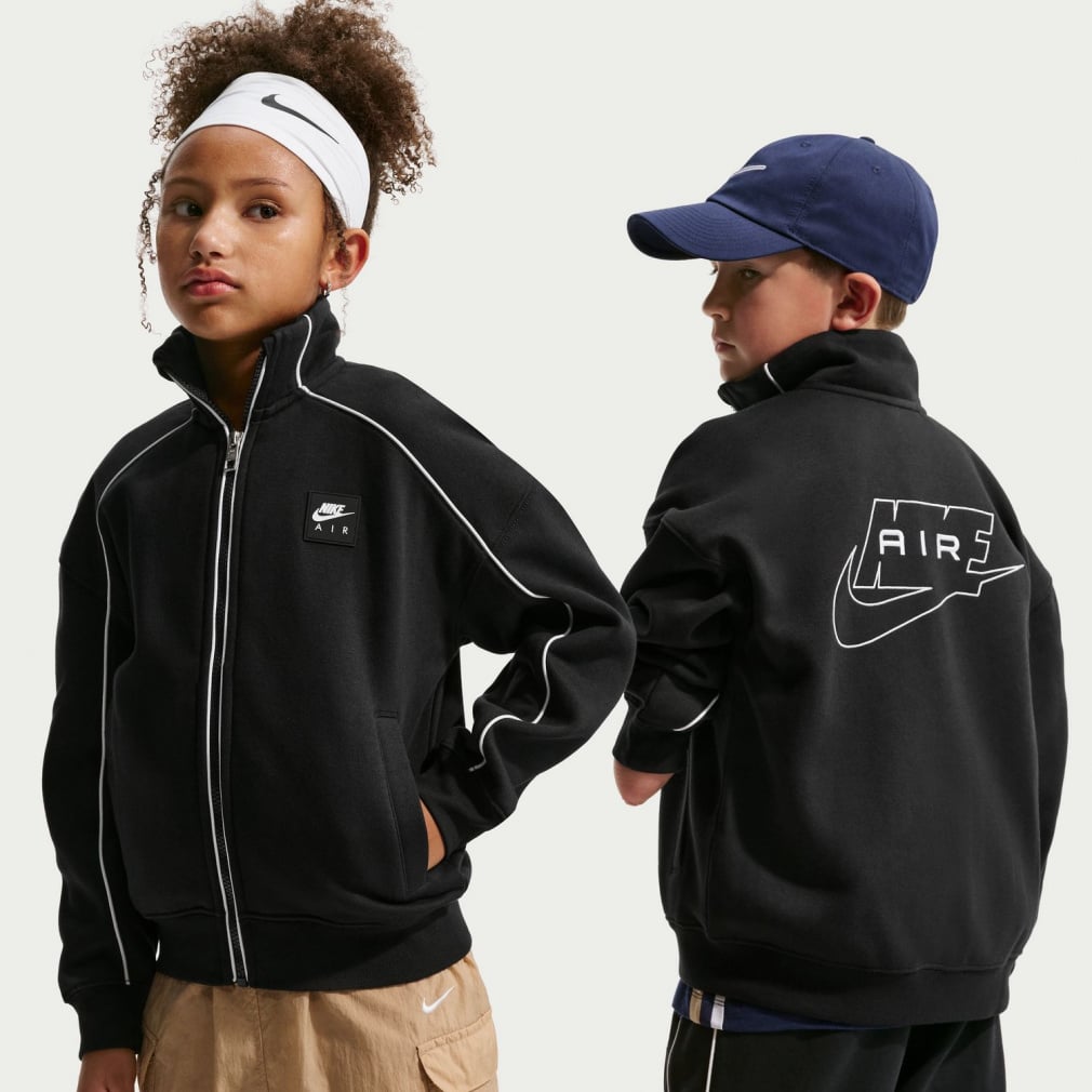 Nike ナイキ プリーツ トラックジャケット L 黒 NIKE（ナイキ） 【古着】 トラックジャケット ジャージ 黒 ブラック XL