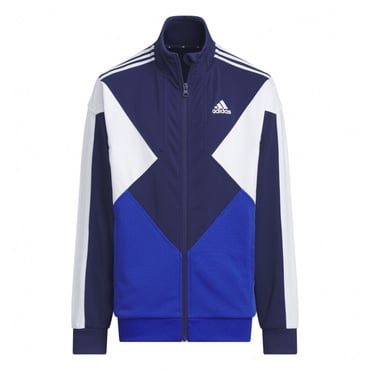 マストハブ ルーズフィット カラーブロック ダブルニット トラックトップ キッズ