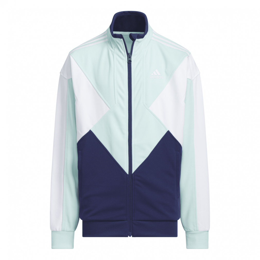 マストハブ ルーズフィット カラーブロック ダブルニット トラックトップ キッズ