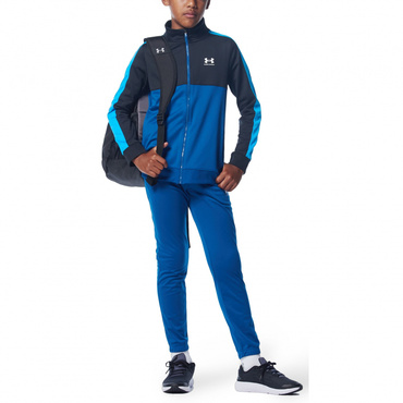 Color Block Knit Track Suit