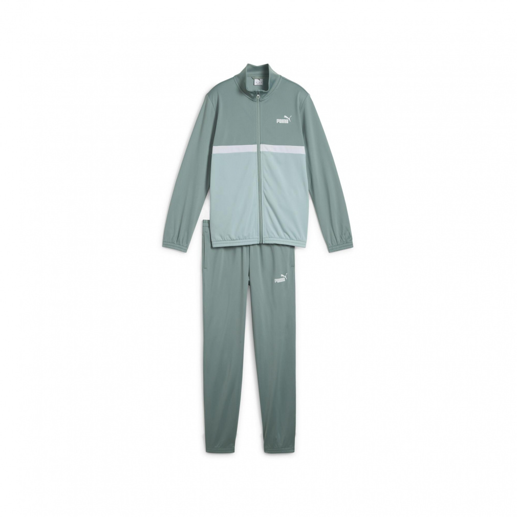 プーマ ジュニア キッズ 子供 ジャージ 上下セット ポリ カラーブロック スーツ B 687873 スポーツウェア PUMA