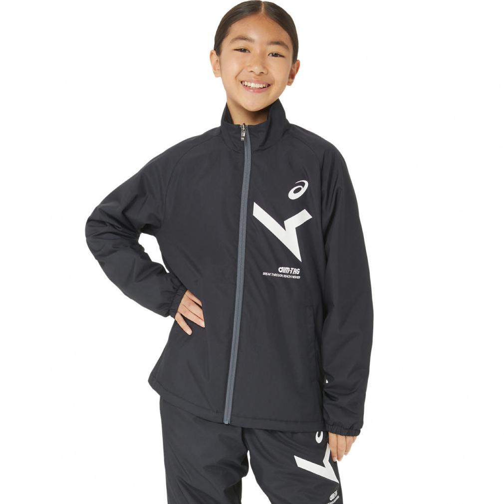 アシックス ジュニア キッズ 子供 ウインドジャケット ジュニアA-I-Mウインドブレーカージャケット Jr A-I-M WIND BREAKER JK 2034A865 asics 2310_aw