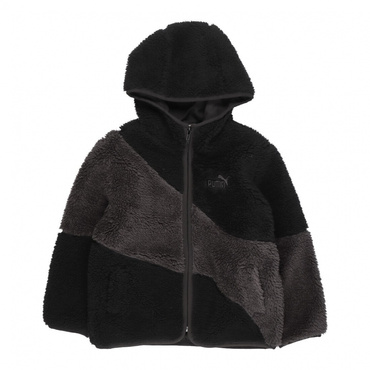 ビッグ キャット フーデッド シェルパ ジャケット