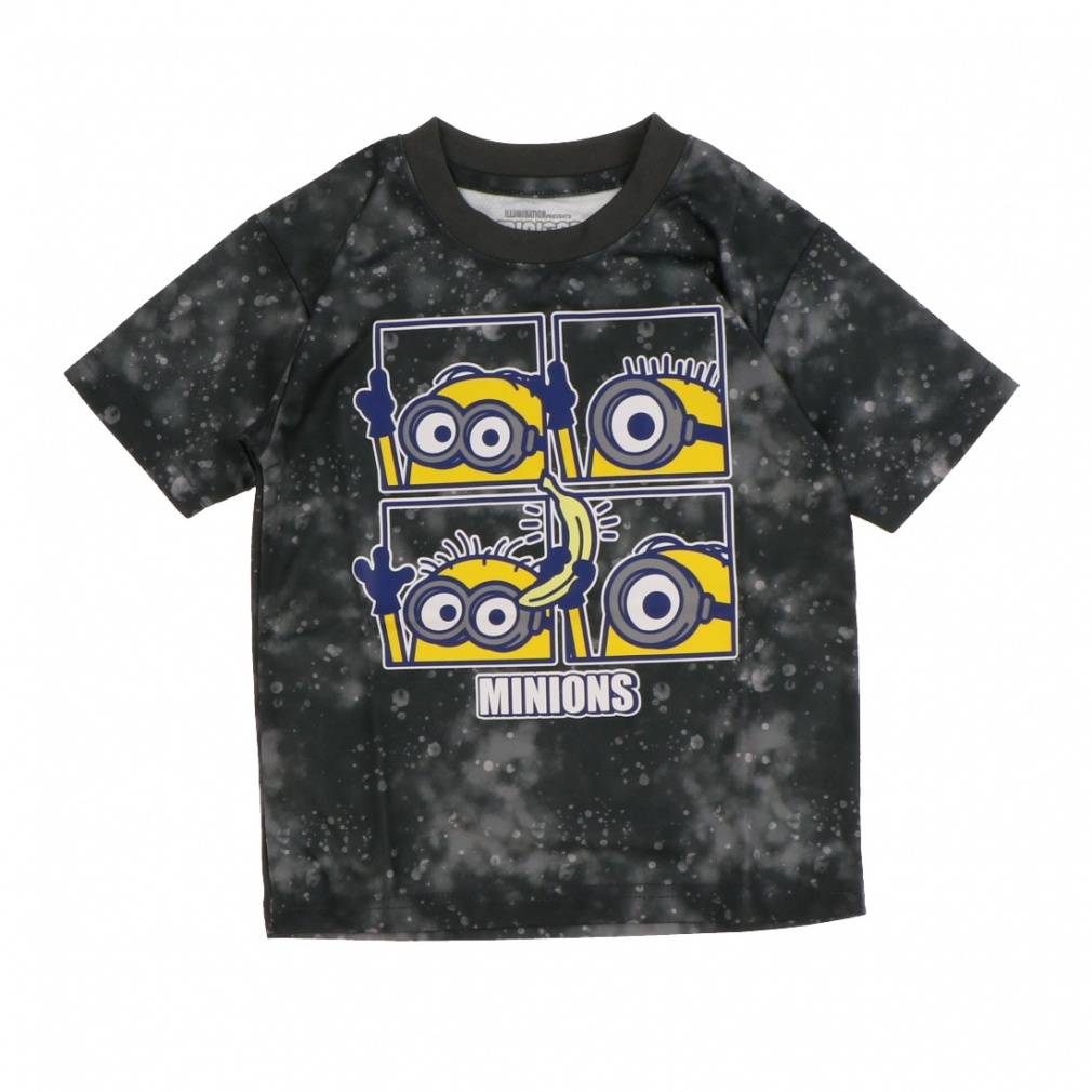 ファインプラス ジュニア キッズ 子供 半袖 Tシャツ ミニオンズ KIDS BANANA タイダイTシャツ 22863188 スポーツウェア FINE PLUS