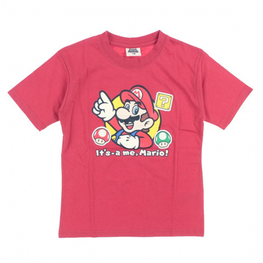 マリオ KIDS キノコワッペン Tシャツ