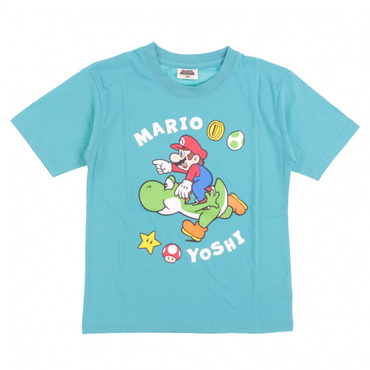 マリオ KIDS キノコワッペン Tシャツ