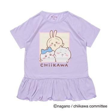アニメ ちいかわ GIRLS フリルTシャツ