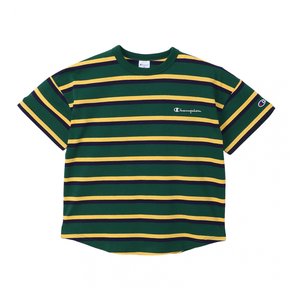 チャンピオン ジュニア キッズ 子供 半袖 Tシャツ ボーダー半袖Tシャツ