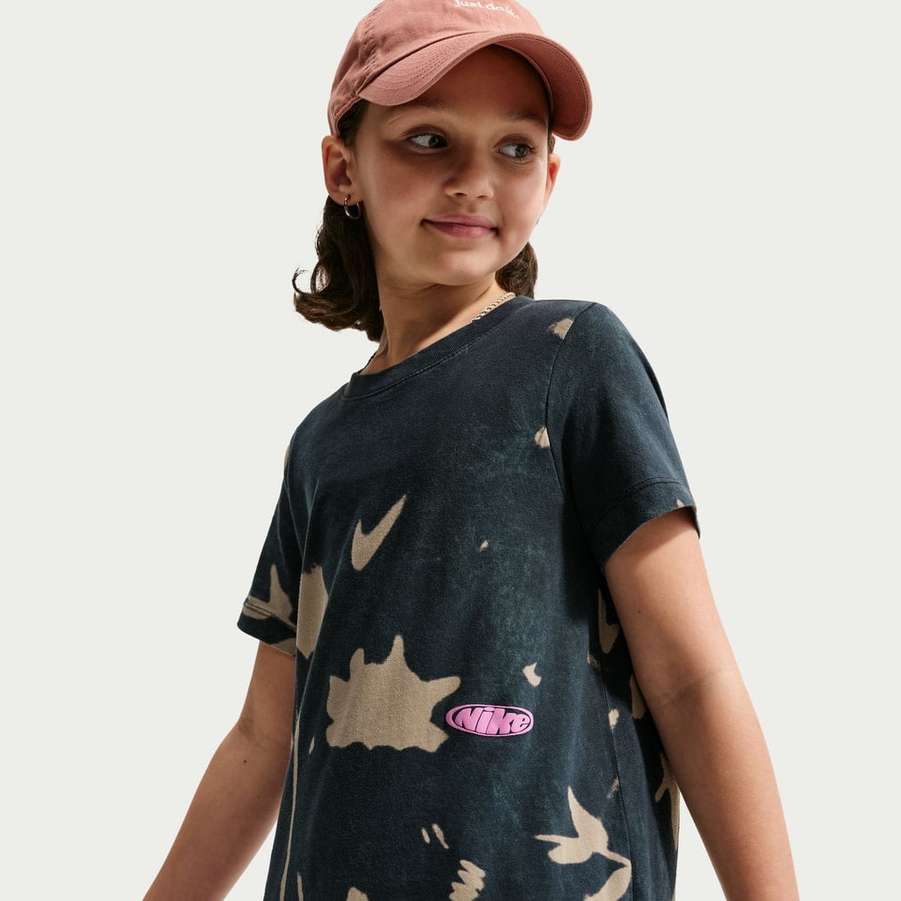 YTH NSW フローラル プリント S/S Tシャツ(ブラック-130cm)
