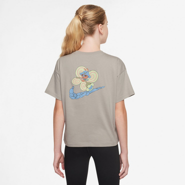 YTH ガールズ NSW シーズナル ストーリー S/S Tシャツ(グレイシュクリーム-130cm)
