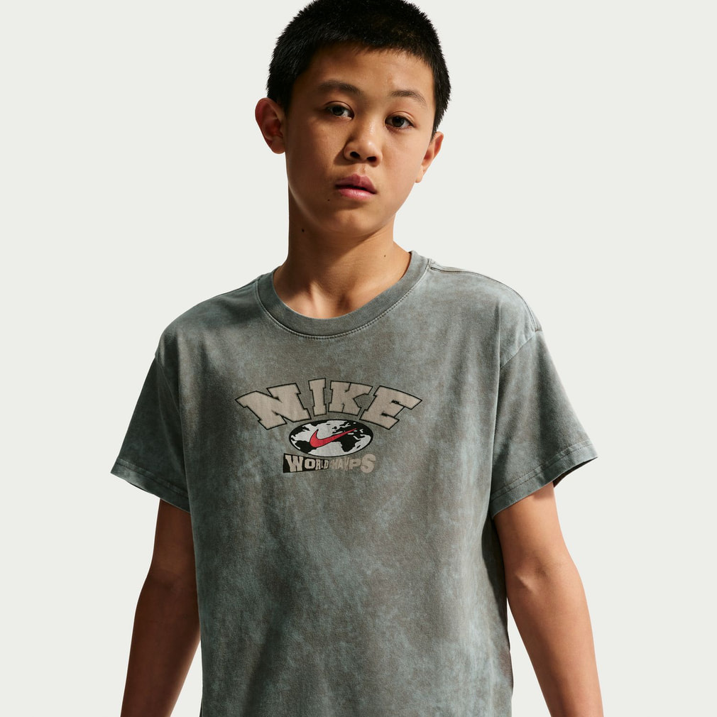 ナイキ ジュニア キッズ 子供 半袖 シャツ YTH NSW M90 レトロ CHAMPS