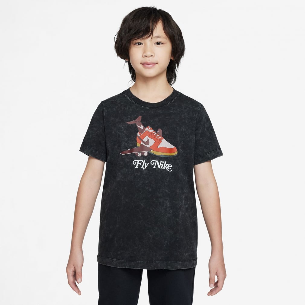 YTH NSW フライ ダンク S/S Tシャツ(ブラック-130cm)