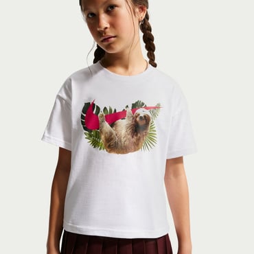 YTH ガールズ ボクシー フォト ANML S/S Tシャツ