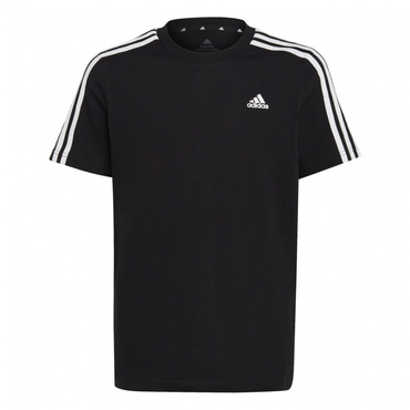 エッセンシャルズ スリーストライプス コットン 半袖 Tシャツ