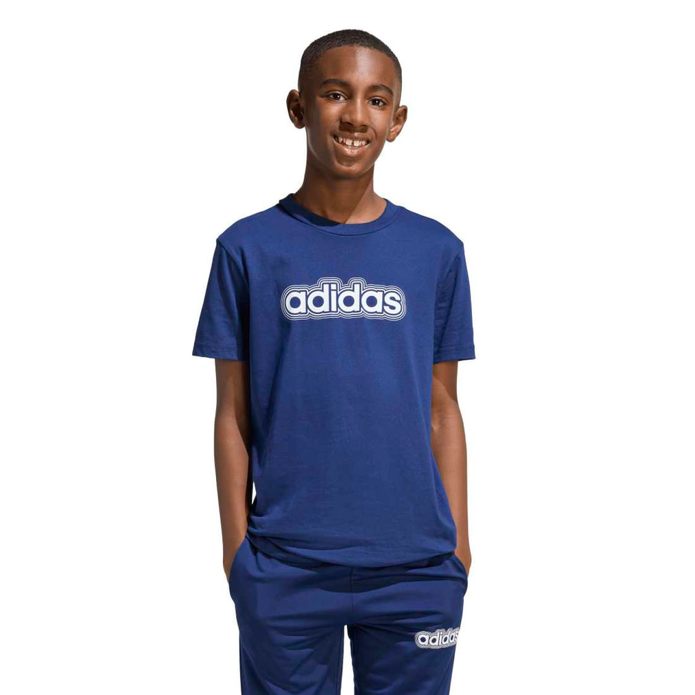 アディダス ジュニア キッズ 子供 半袖 シャツ ESSENTIALS 半袖Tシャツ