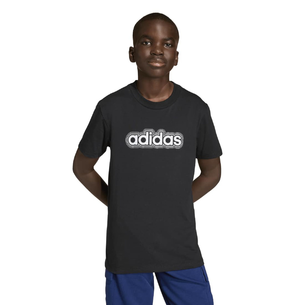 アディダス ジュニア キッズ 子供 半袖 シャツ ESSENTIALS 半袖Tシャツ