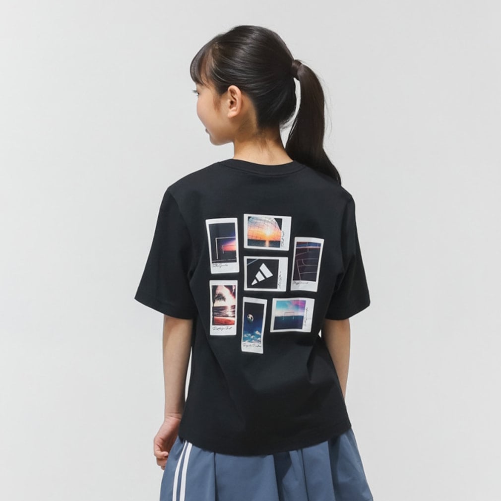 フォトグラフィック サマー Tシャツ(ブラック-120cm)