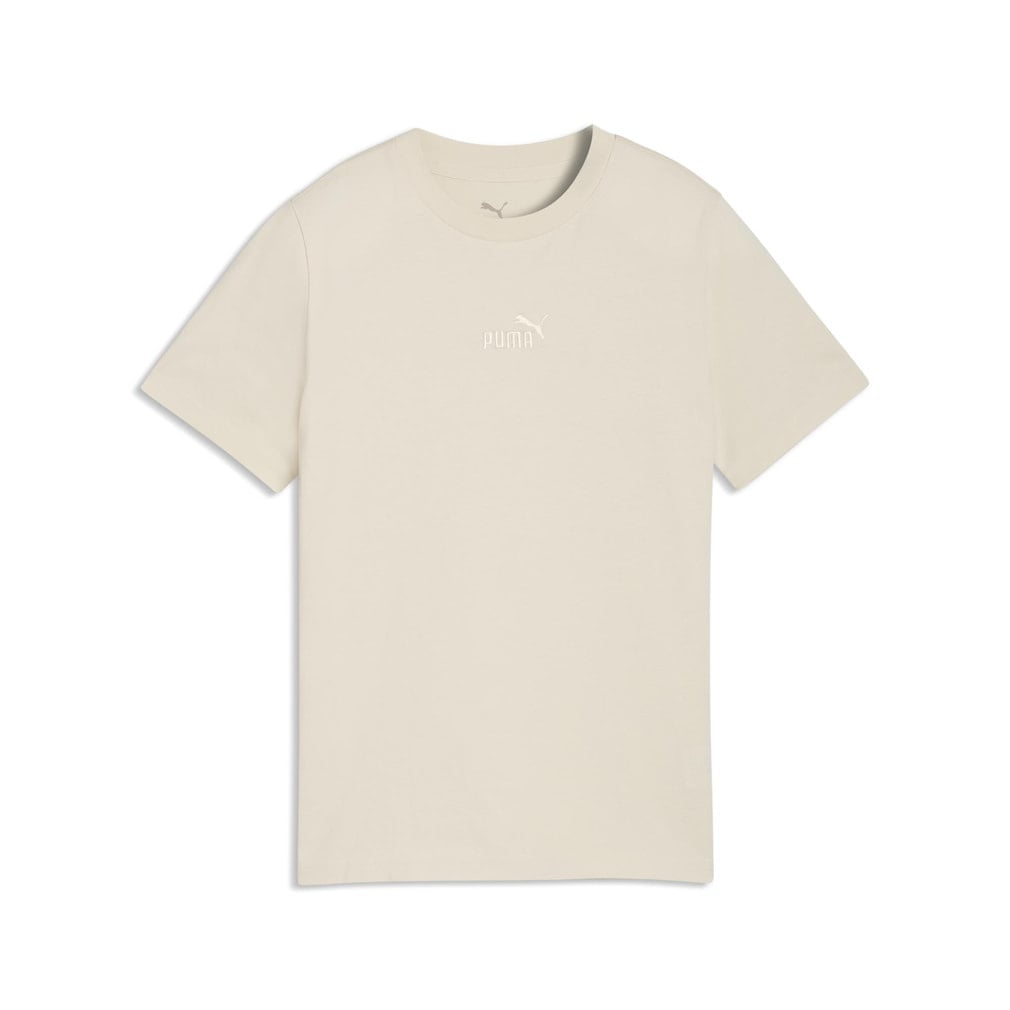 ESS スモール NO.1 ロゴ センタード Tシャツ(クリーム-120cm)