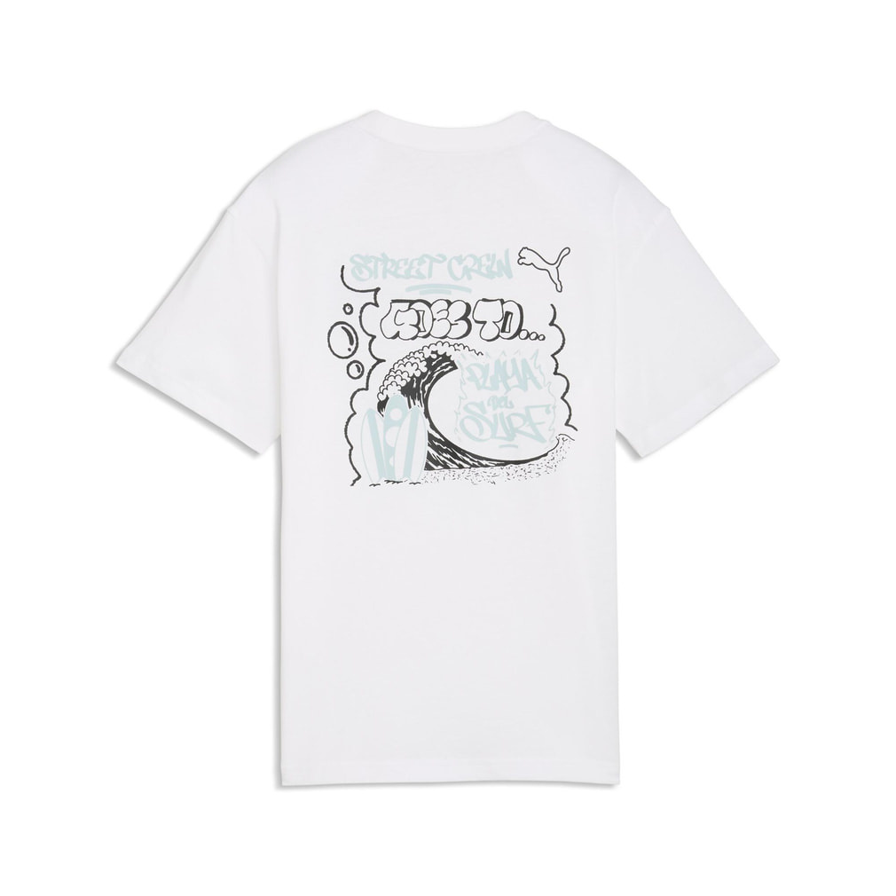 MID90S リラックスド バック グラフィック Tシャツ B(ホワイト-130cm)