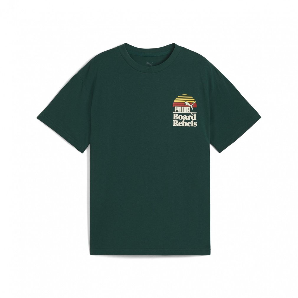 プーマ ジュニア キッズ 子供 半袖 Tシャツ MID90S グラフィック Tシャツ IV B 687838 スポーツウェア PUMA