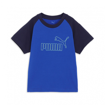 SPORTS MX SS TシャツA(ブルー×ネイビー-120cm)