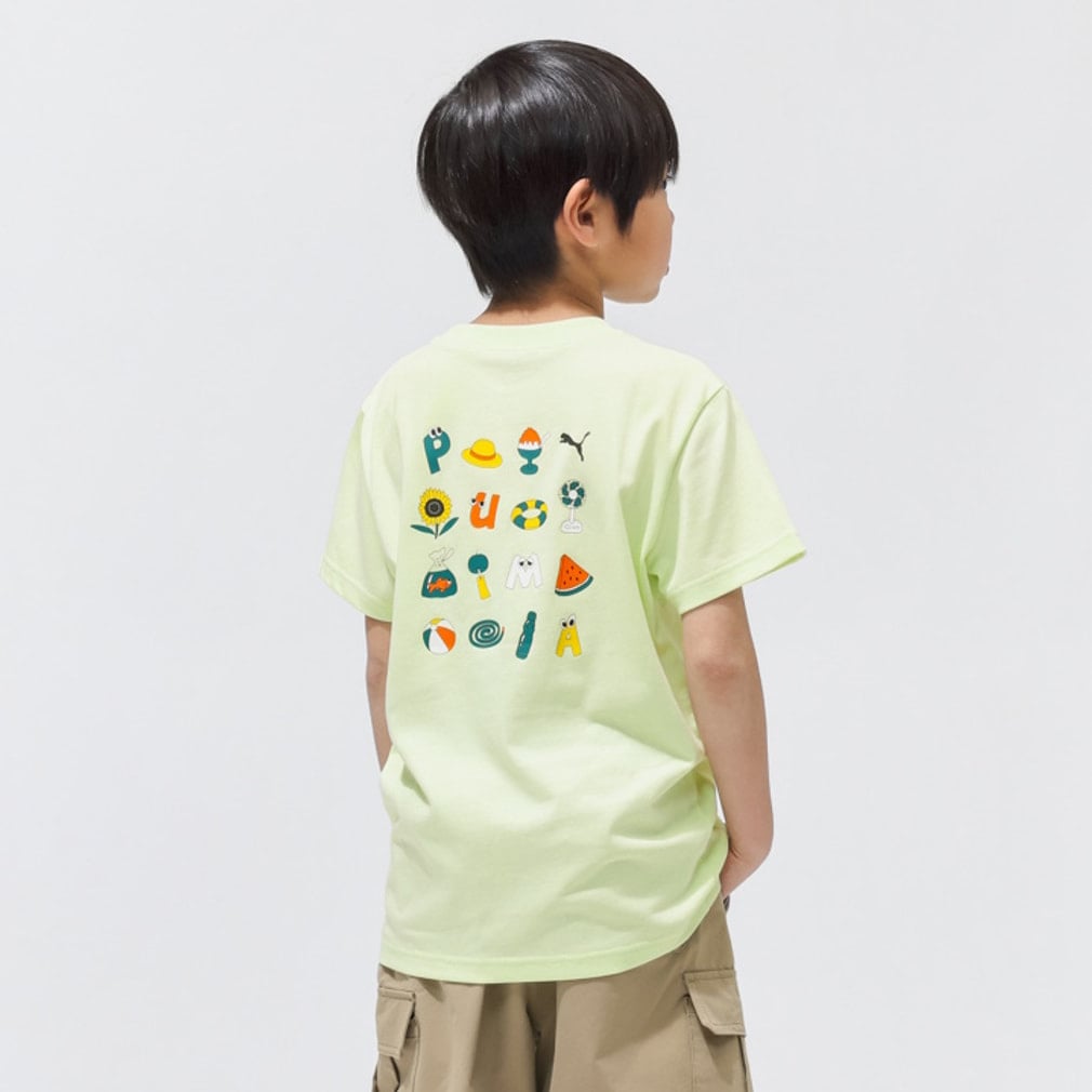 EMOTIONAL SUMMER TEE(ペールイエロー-120cm)