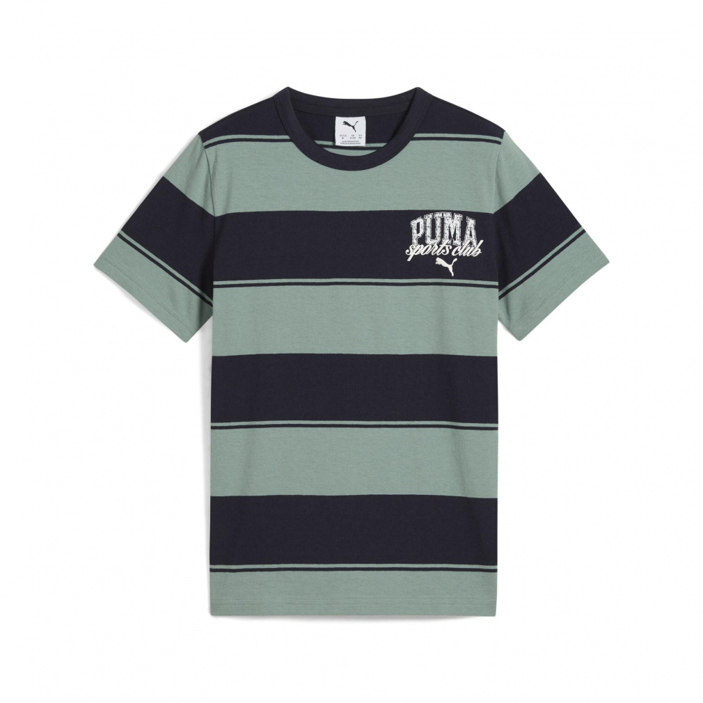 プーマ ジュニア キッズ 子供 半袖 Tシャツ CLASS ストライプド AOP Tシャツ B 687823 スポーツウェア PUMA