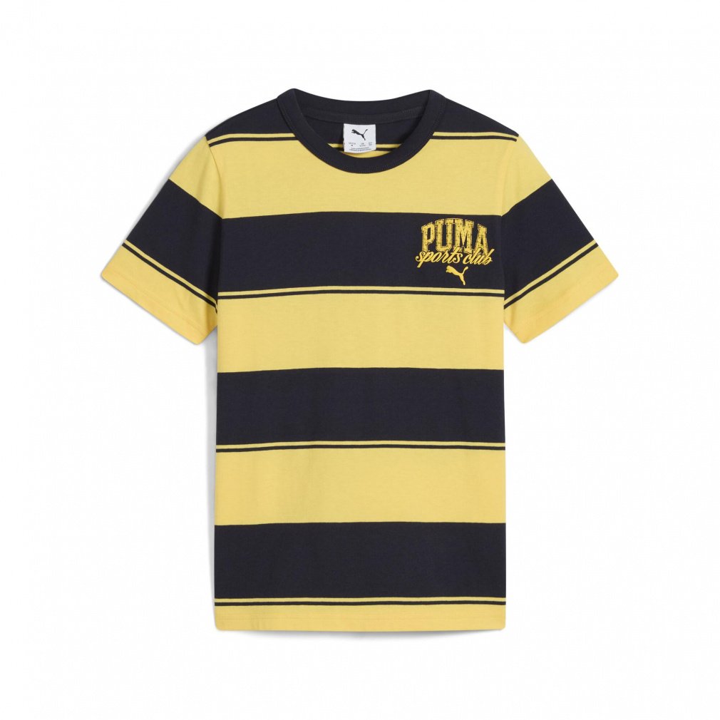 プーマ ジュニア キッズ 子供 半袖 Tシャツ CLASS ストライプド AOP Tシャツ B 687823 スポーツウェア PUMA