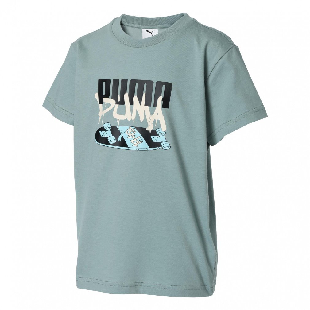 プーマ ジュニア キッズ 子供 半袖 Tシャツ KIDS SS コットン Tシャツ 691670 スポーツウェア アルペン・スポーツデポ限定 PUMA