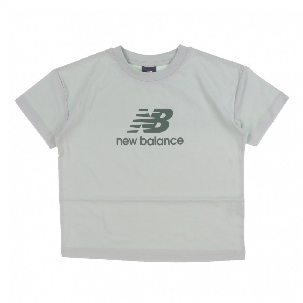 ショートスリーブTシャツ NB DRY スタックドロゴ(スモークグリーン-130cm)